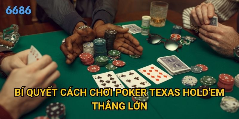 Tại sao cách chơi poker Texas Hold'em lại được ưa chuộng nhất tại 6686? 3 Bí quyết cách chơi poker Texas Hold'em thắng lớn